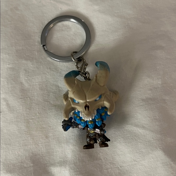 Funko Pop! Keychain of Rangnarok Vinyl Figure Blue and Gray Keychain Figure - Picture 1 of 9